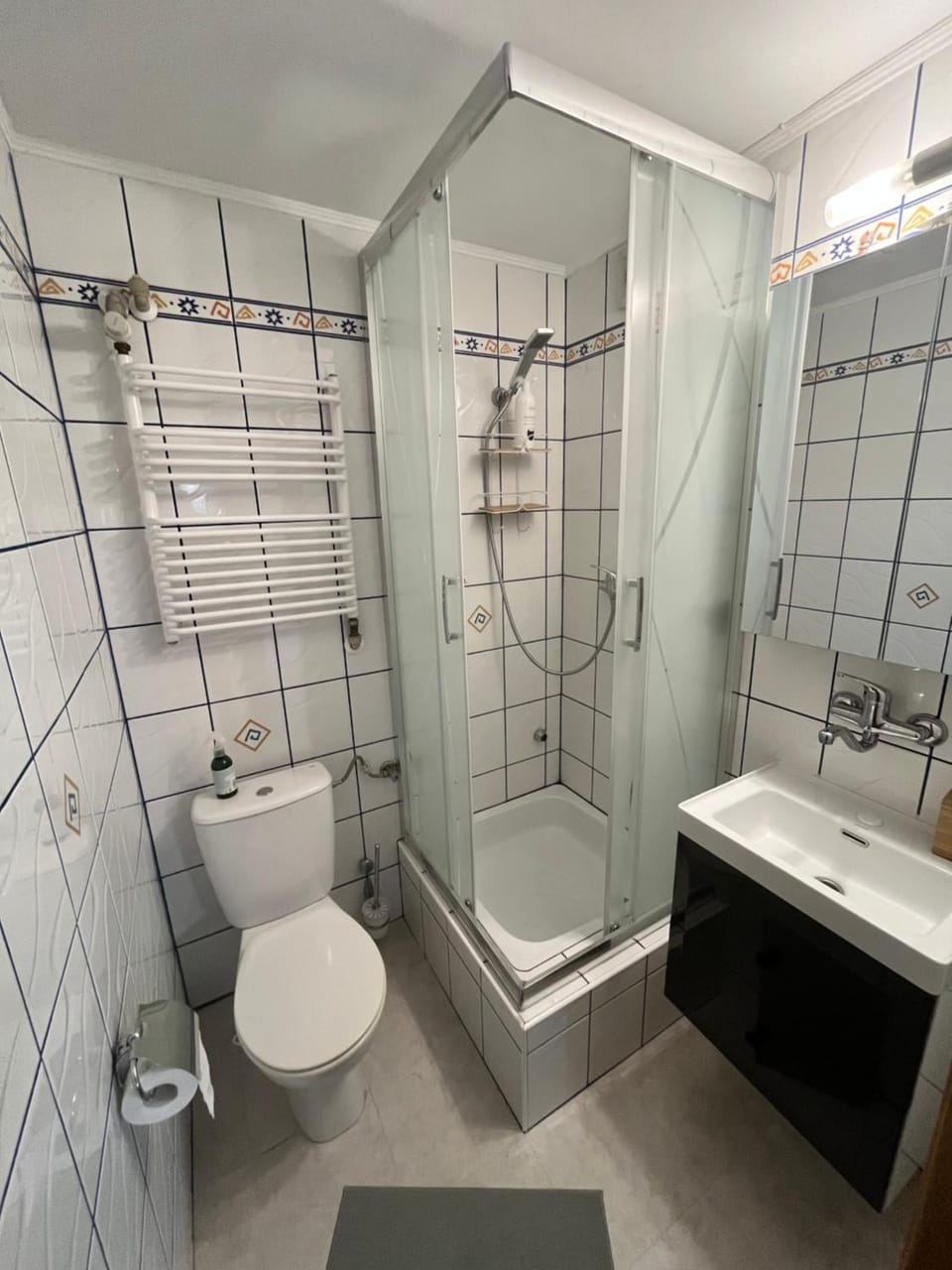 Shower, Toilet, Bathroom, towels
