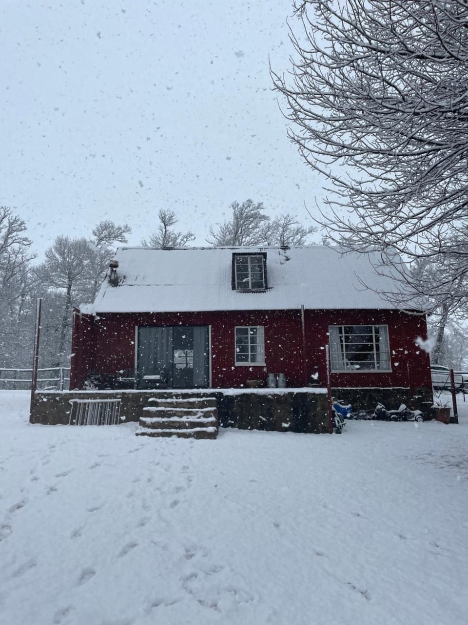 Property building, Natural landscape, Winter