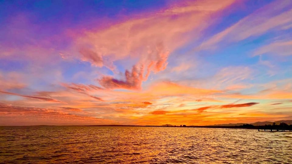 Nearby landmark, Natural landscape, Sunset