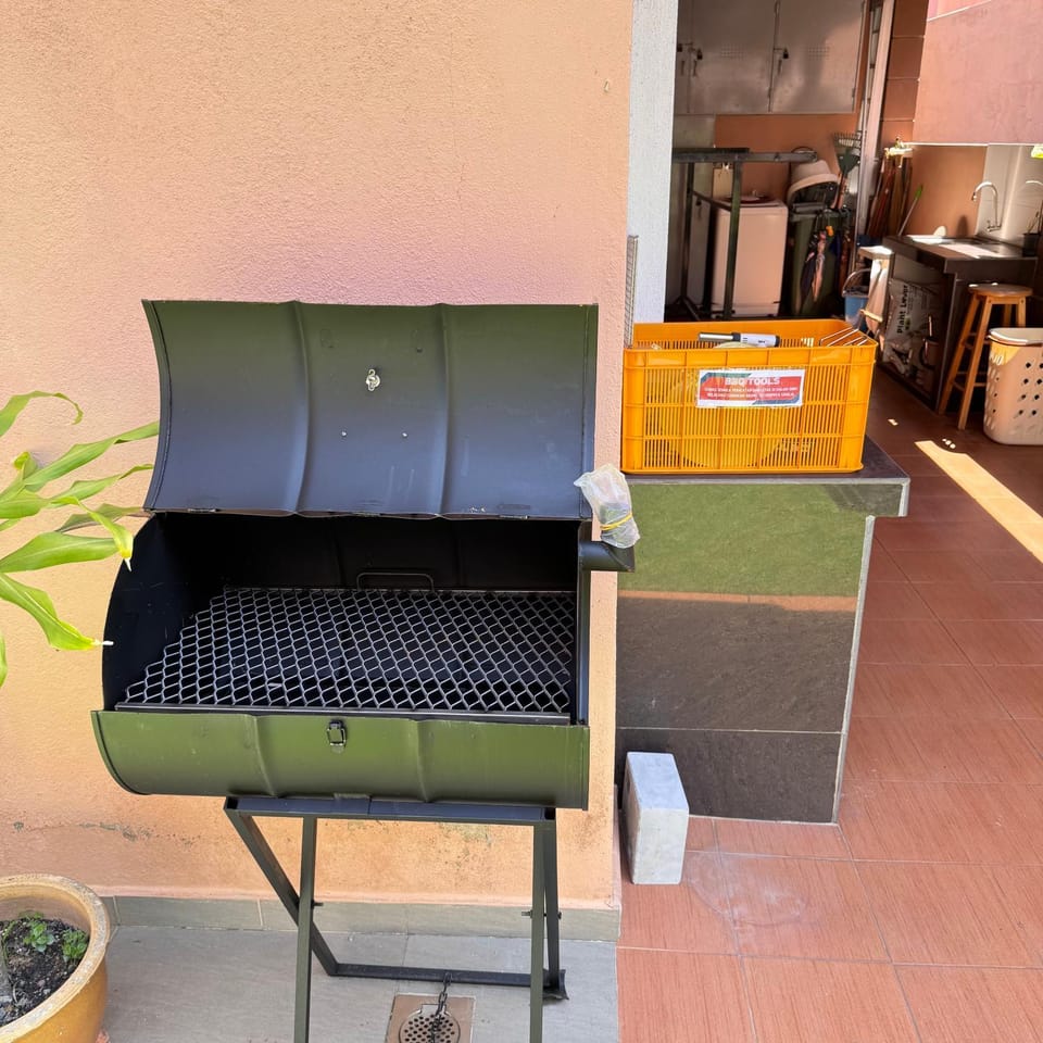 BBQ facilities, washing machine