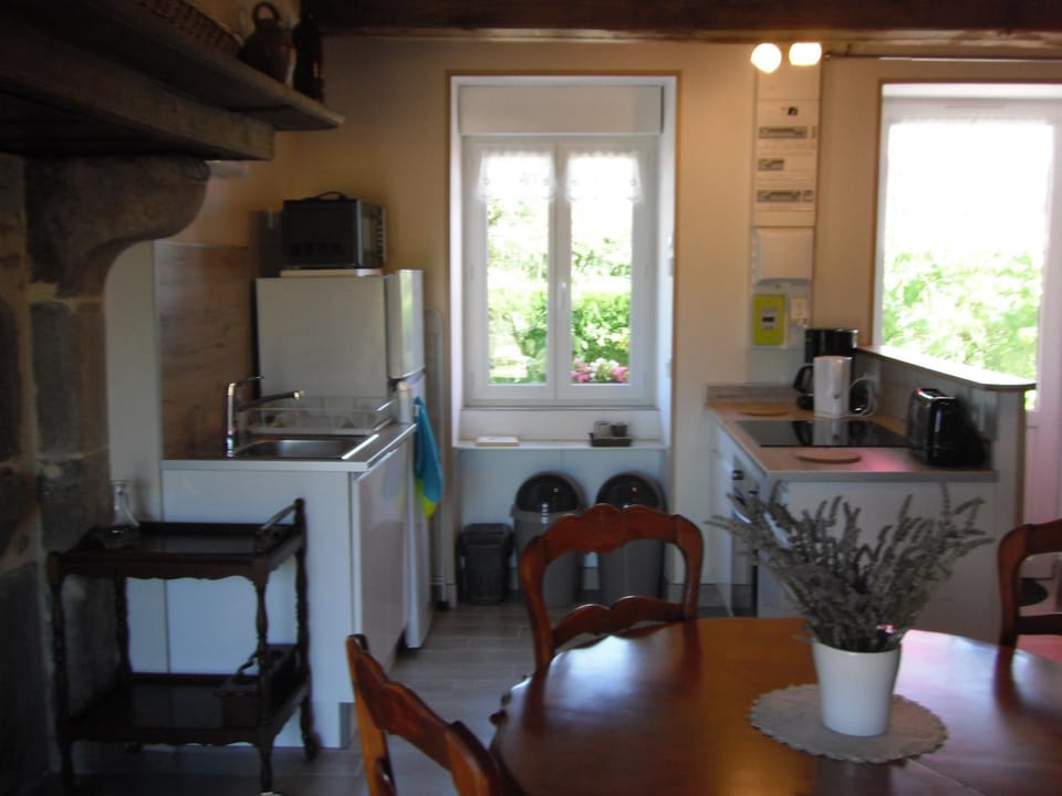 Kitchen or kitchenette, Dining area