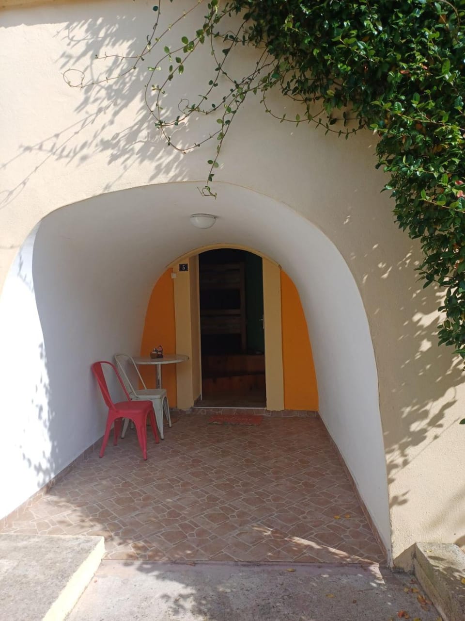 Patio, Facade/entrance, Day