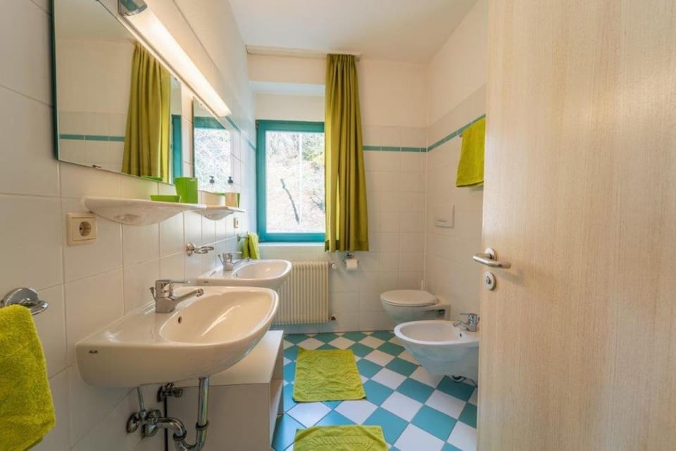 Bathroom, Living room