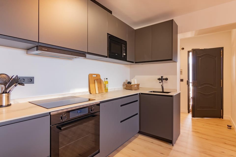 Kitchen or kitchenette, Living room