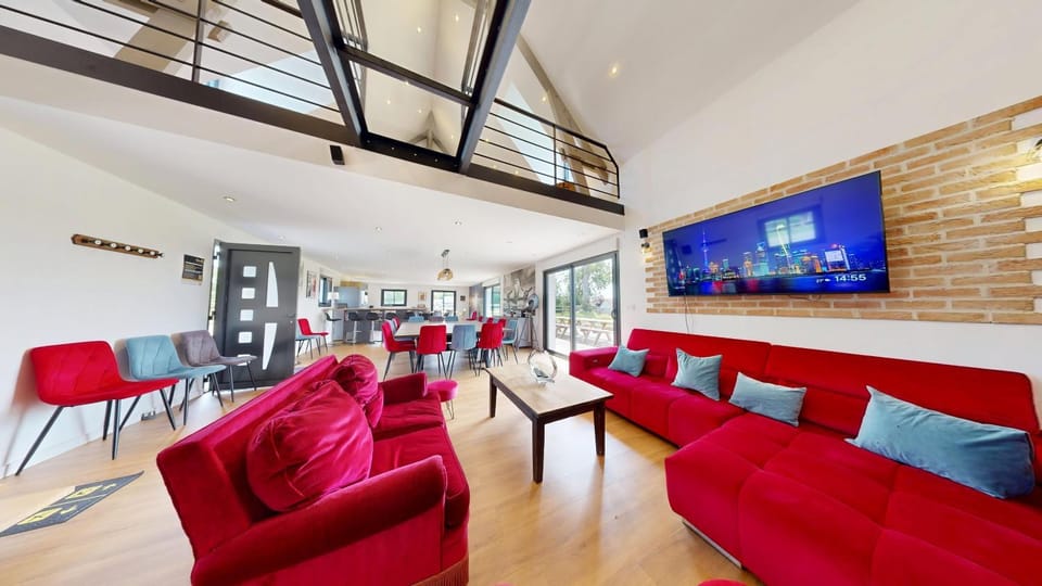 La Clef Decamp Concorde Aérogare 25pers jacuzzi, baby airhockey House in Brittany