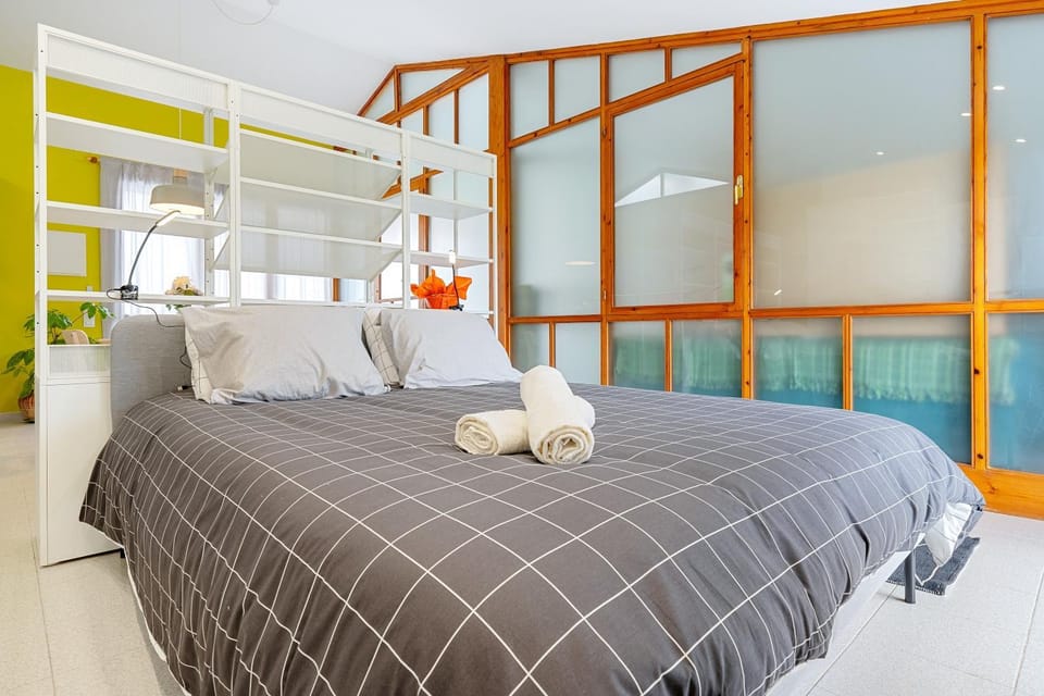 Property building, Living room, Bedroom