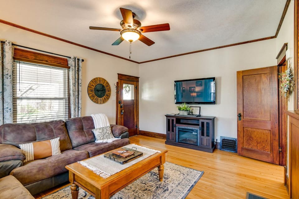 Charming Winterset Vacation Rental w/ Yard & Patio House in Iowa