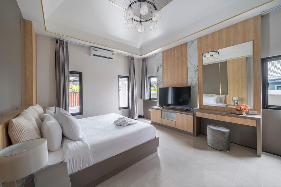 BRAND-NEW! The Private PoolVilla /4BR byน้องมังคุด Villa in Pattaya City