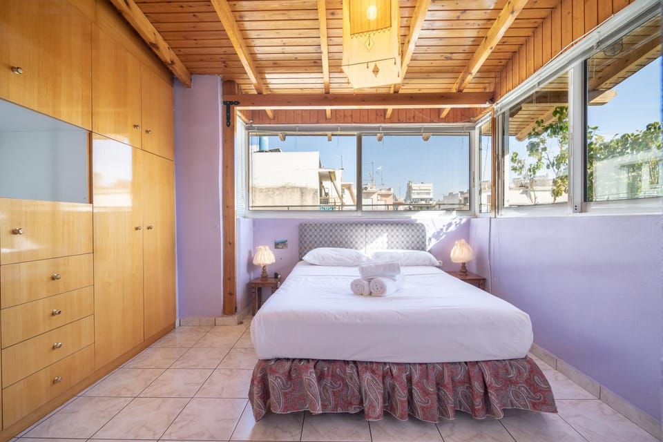 Bed, Balcony/Terrace, Photo of the whole room, Bedroom