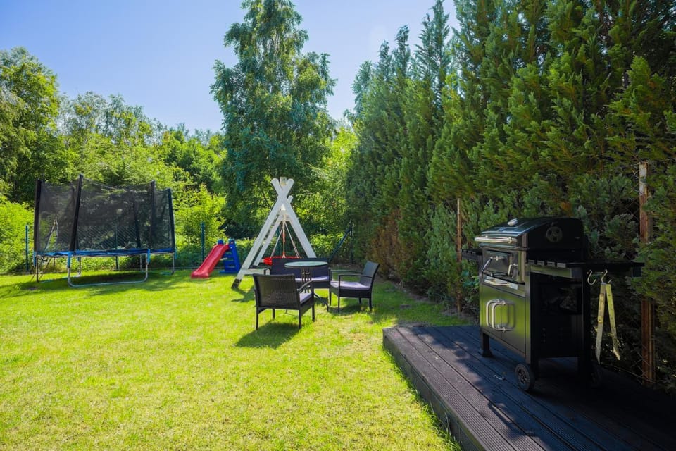 Spring, Day, Natural landscape, Children play ground, Garden, Garden view