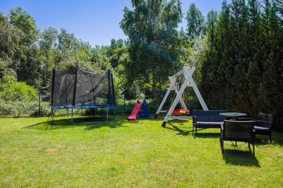 Spring, Day, Natural landscape, Children play ground, Garden, Garden view