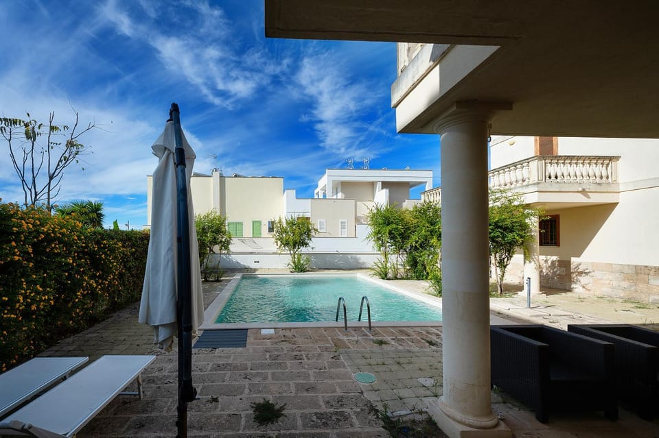 Property building, Pool view, Swimming pool