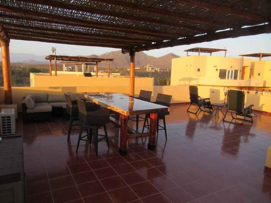 6B Mountain and Ocean Views Cerritos Beach Condo Apartment in Baja California Sur
