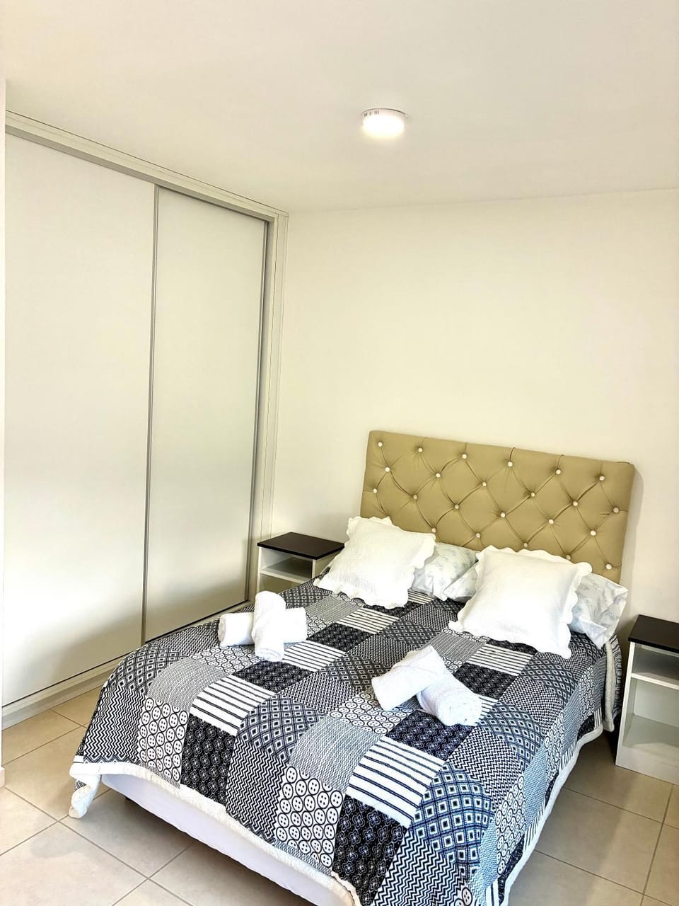 Bed, Photo of the whole room, Bedroom, towels, wardrobe