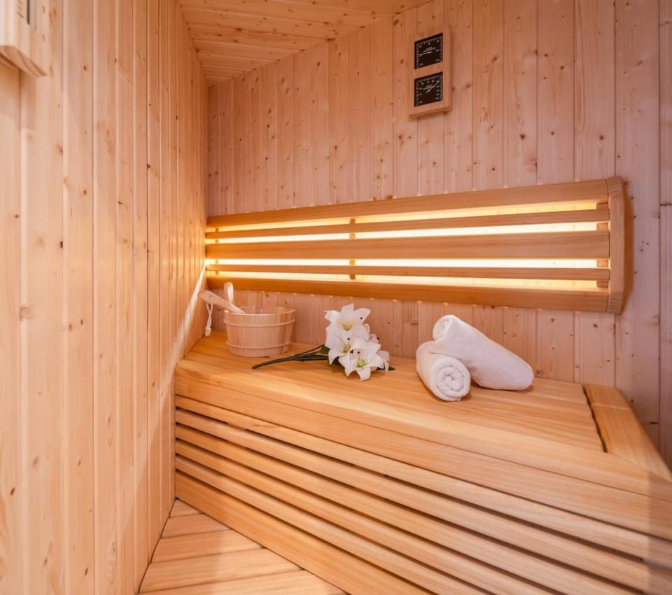 Sauna, Sauna, towels