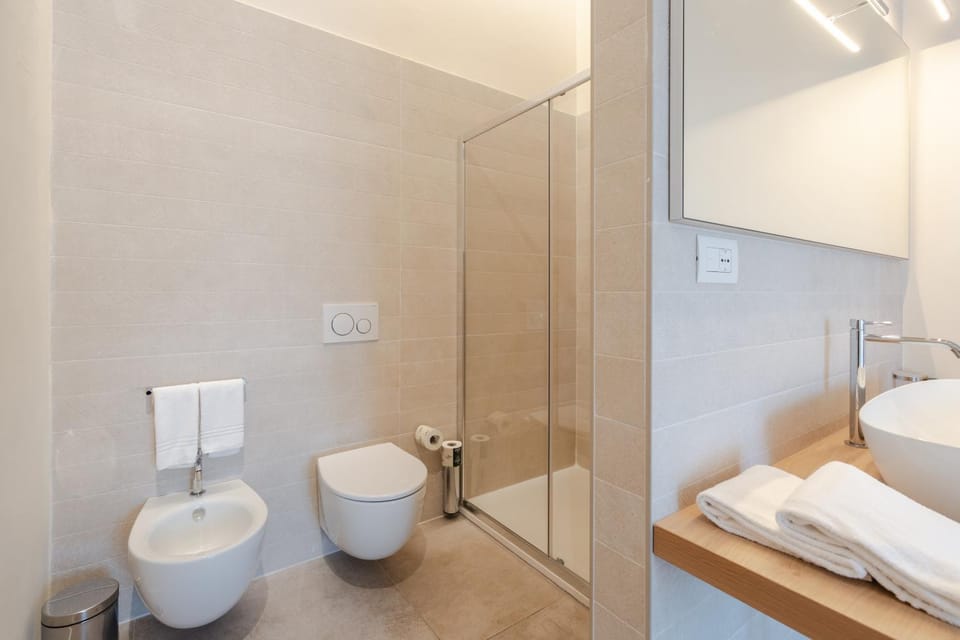 Shower, Toilet, Bathroom, bidet, towels