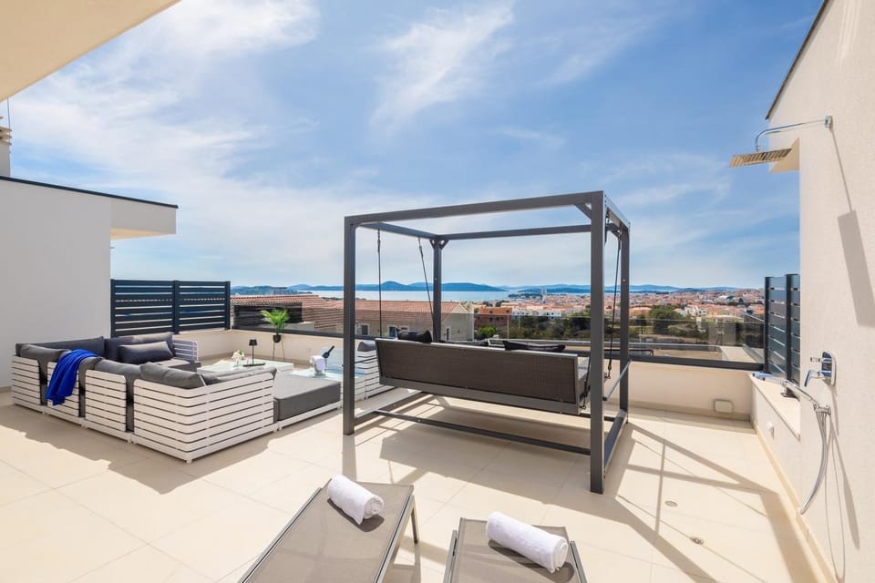 Day, View (from property/room), Balcony/Terrace, Sea view, sunbed