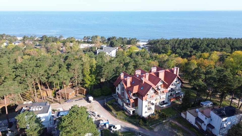 Property building, Neighbourhood, Natural landscape, Bird's eye view