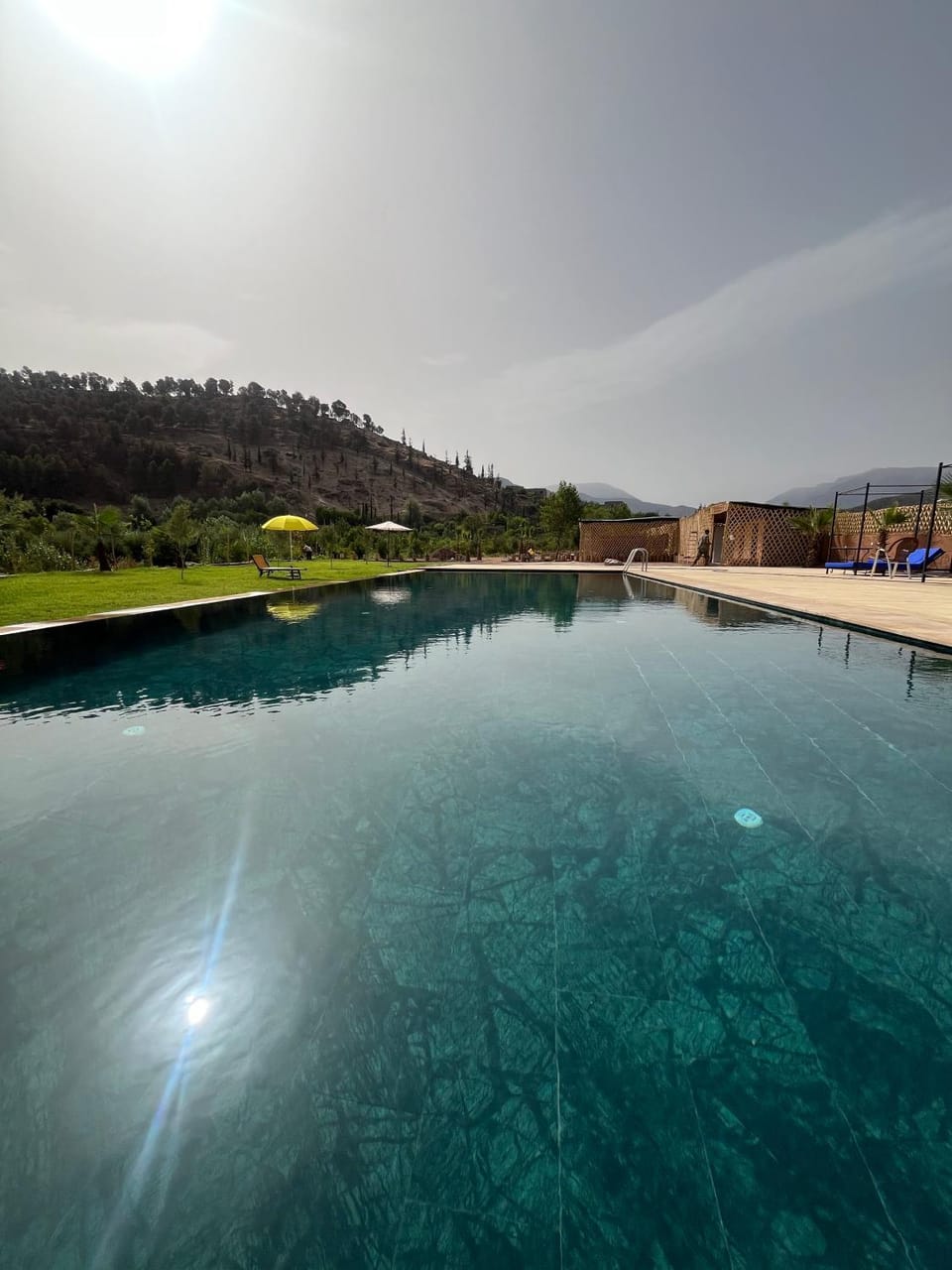 Nearby landmark, Day, Natural landscape, Mountain view, Pool view, Swimming pool, Time of day