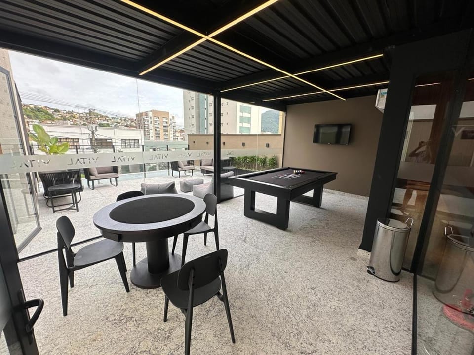 Studio central com lazer e spa Apartment in State of São Paulo