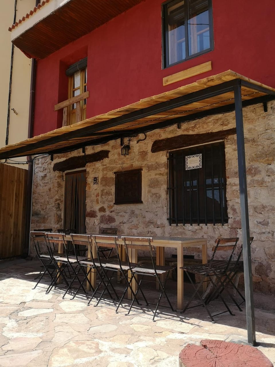 Property building, Patio