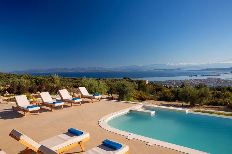 Natural landscape, Pool view, Sea view, Swimming pool