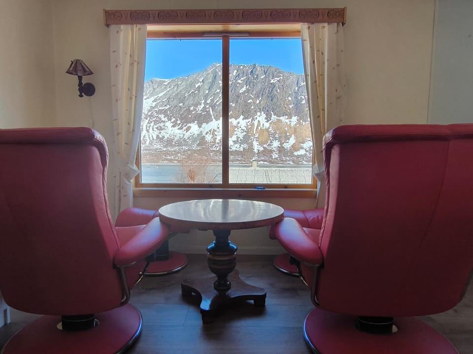 Natural landscape, Seating area, Mountain view