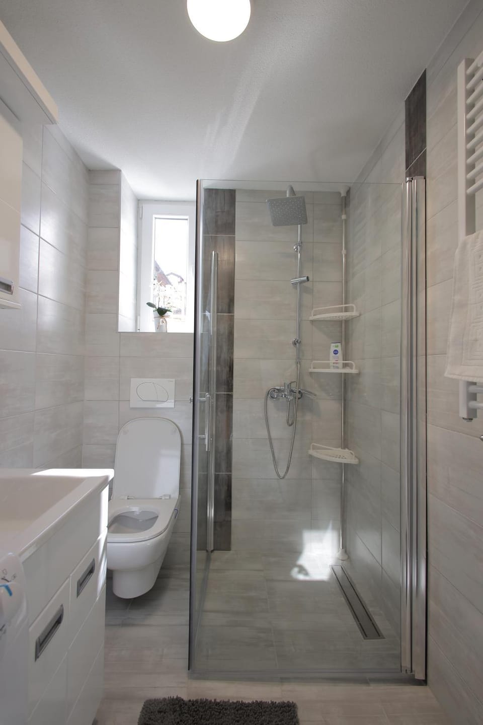 Shower, Toilet, Bathroom, towels