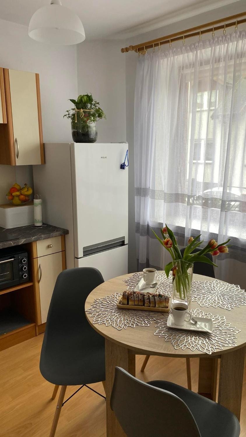 Kitchen or kitchenette, Dining area, stove