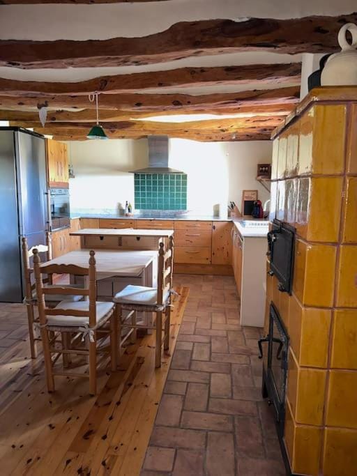 Natural landscape, Kitchen or kitchenette, Dining area, Mountain view, dishwasher, minibar, stove