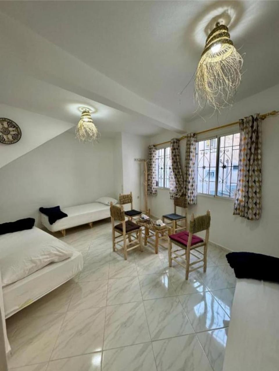 Bed, Photo of the whole room, Seating area, Bedroom
