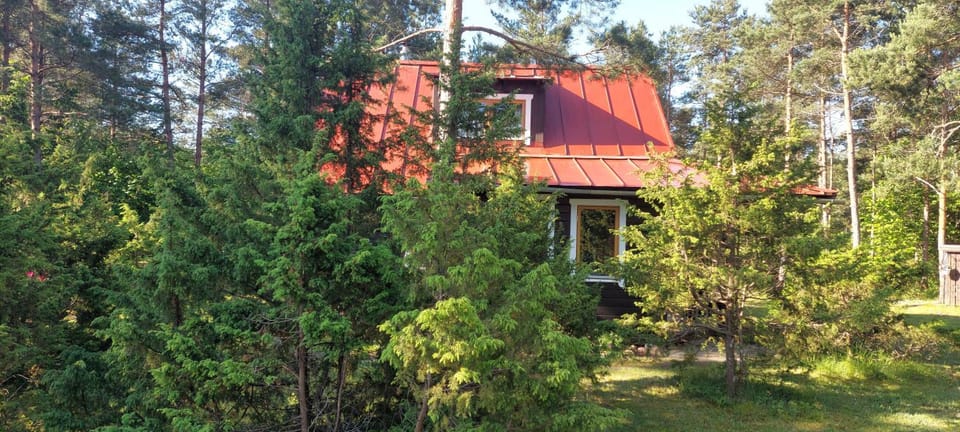 Sinilille suvemaja saunaga House in Estonia