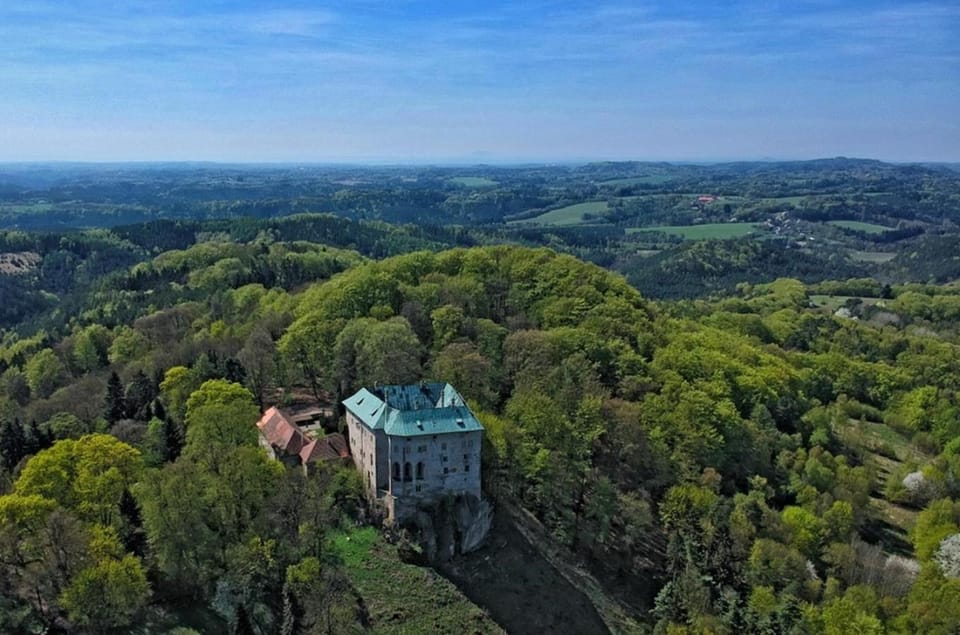 Nearby landmark, Spring, Day, Natural landscape, Bird's eye view, Landmark view, Mountain view