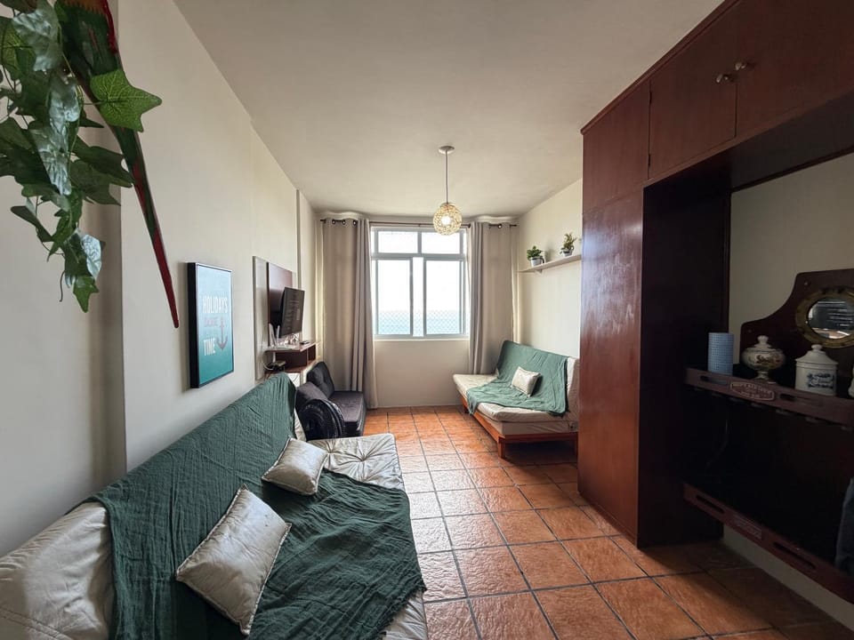 Studio em Santos Kitnet frente ao mar Apartment in Santos