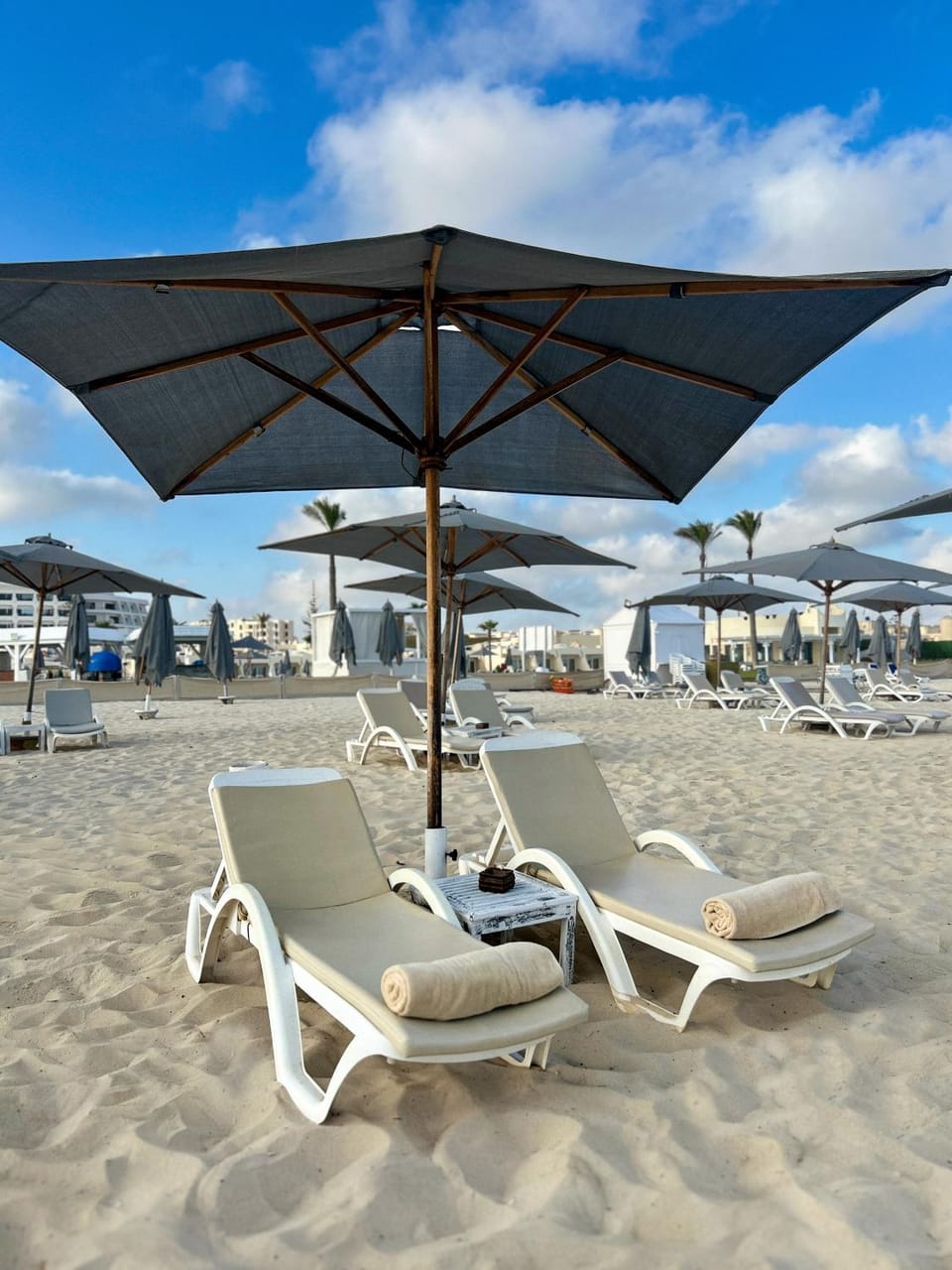 Beach, sunbed
