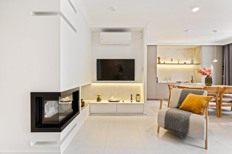 TV and multimedia, Living room, Photo of the whole room, Seating area, fireplace, heating, internet, air conditioner