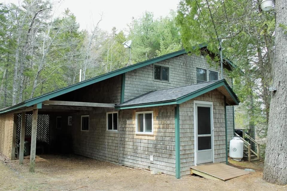Somes Pond Island Cottage House in Acadia National Park