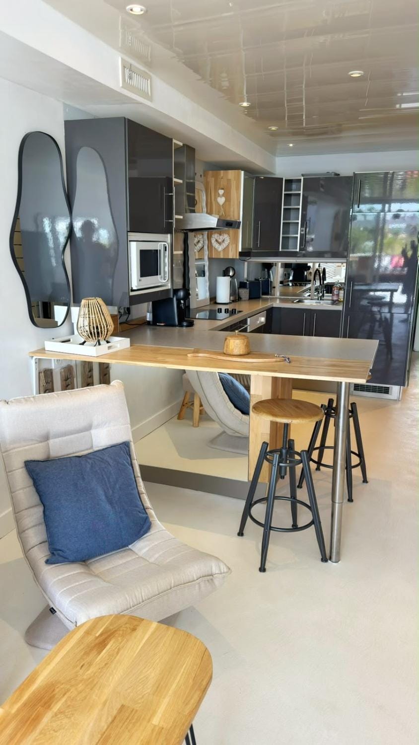 Village naturiste, Port-Ambonne, appartement 42 m2, Le luxueux. Apartment in Agde
