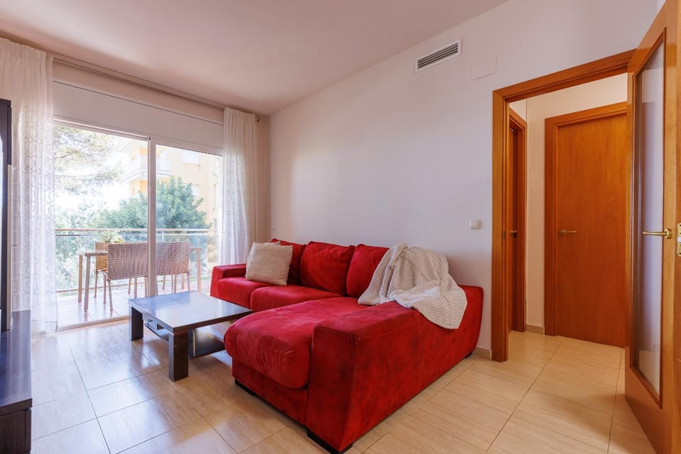 Living room, air conditioner