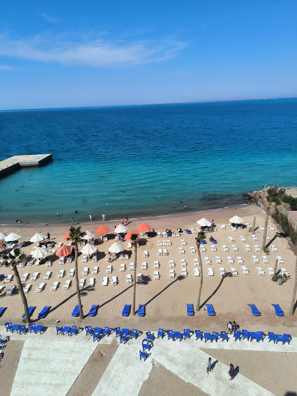 Beach, sunbed