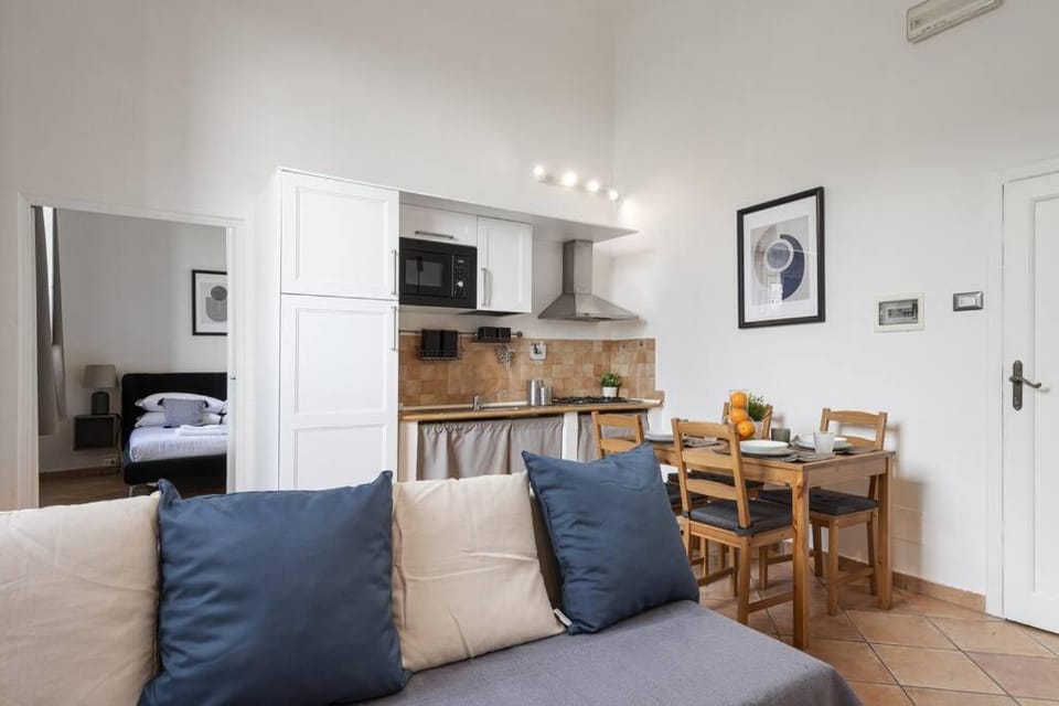 Kitchen or kitchenette, Living room, Dining area