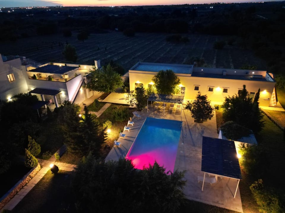 Night, Swimming pool