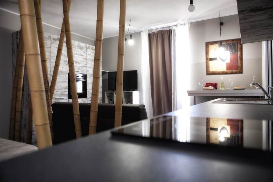 Bed, TV and multimedia, Kitchen or kitchenette, Photo of the whole room, Dining area, Bedroom