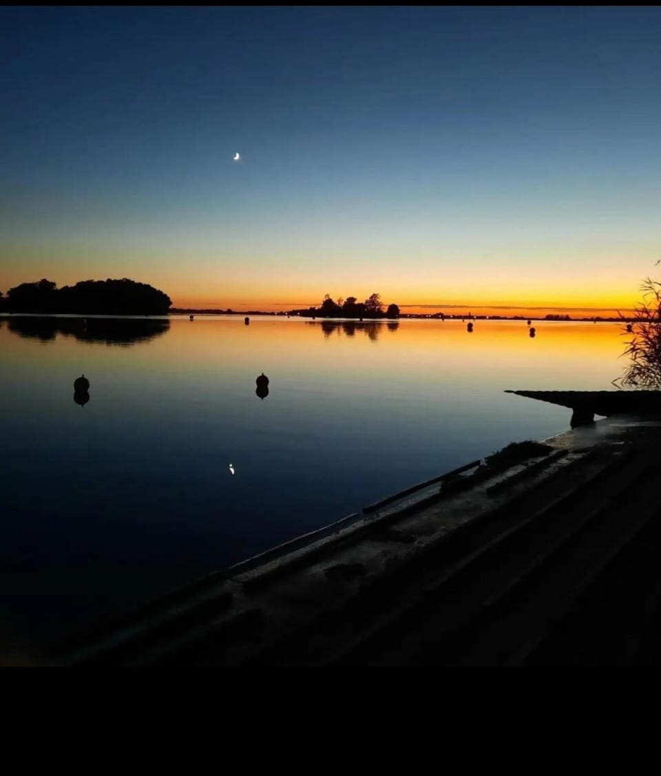 Lake view, Sunset