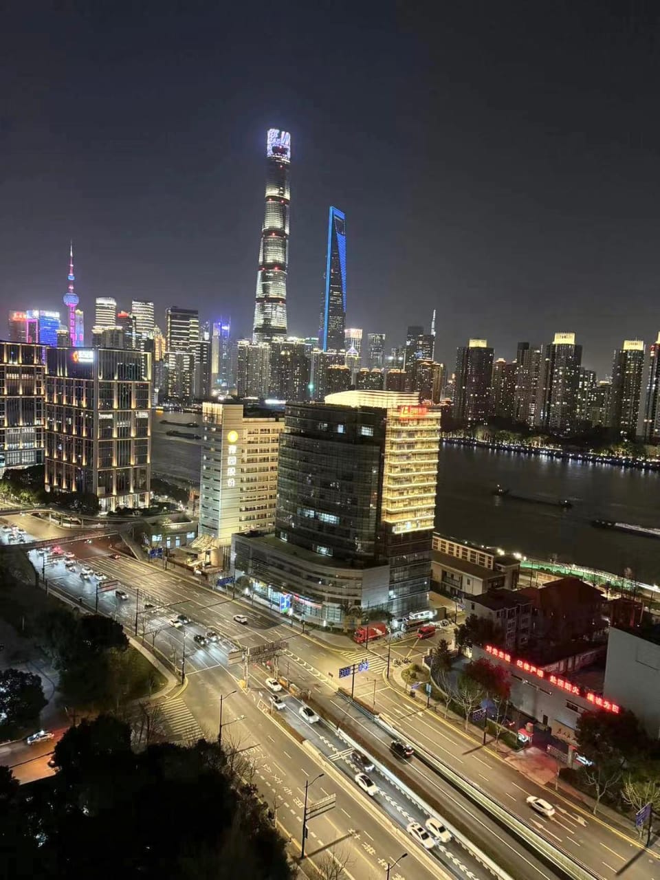 Night, City view