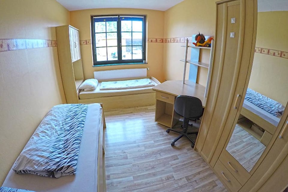 Property building, Living room, Bedroom