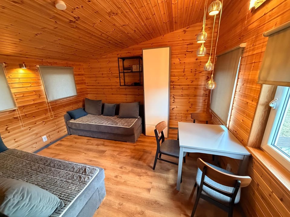 Bed, Living room, Photo of the whole room, Seating area, Dining area