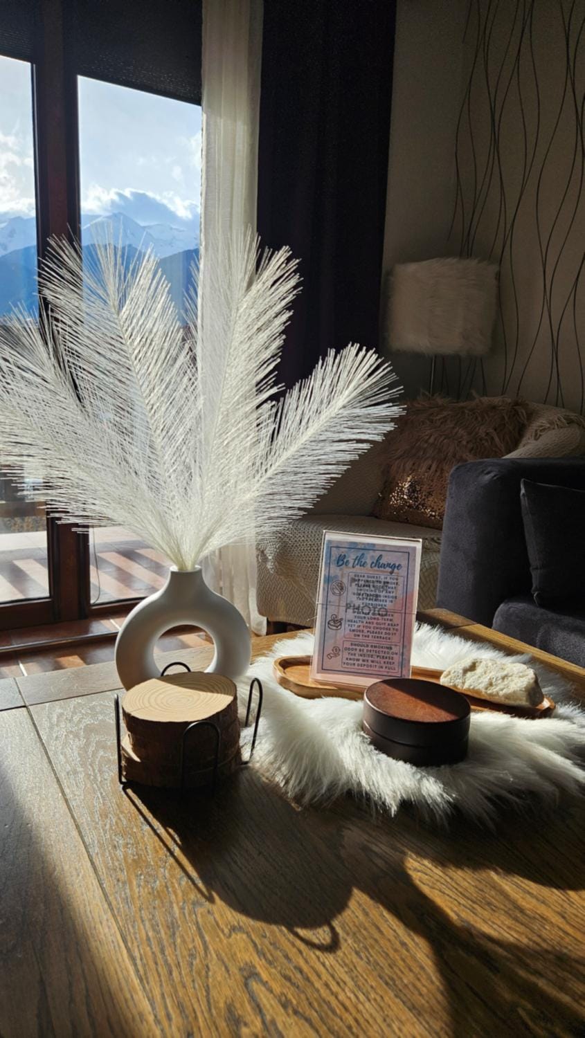 Natural landscape, Living room, Seating area, Mountain view