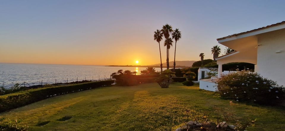 Natural landscape, Sea view, Sunset