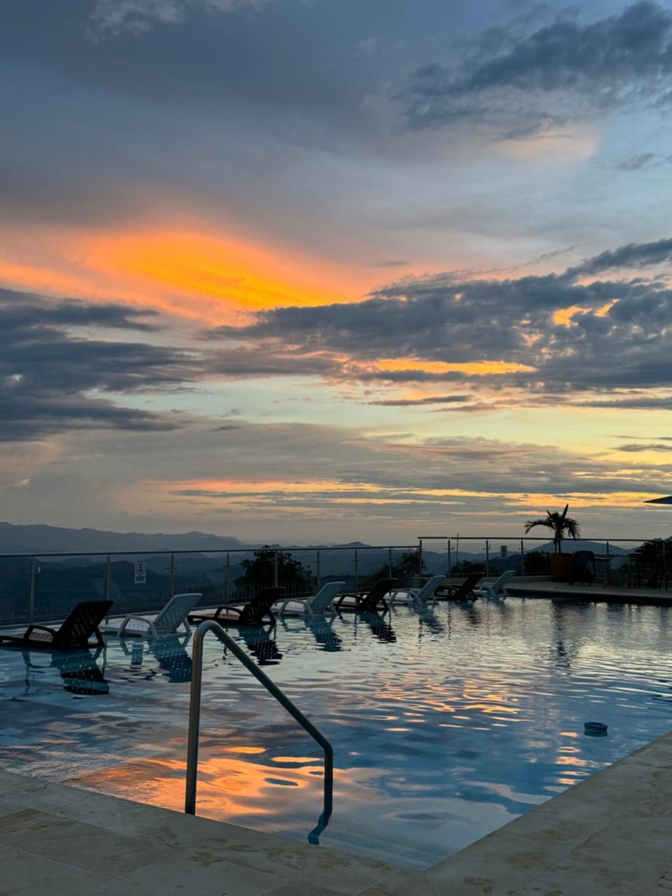Day, Natural landscape, Pool view, Swimming pool, Sunrise, Sunset